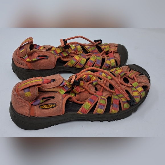 Keen Big Kids Girls Boys Whisper Hiking Water Sandals Blue 3 US / 35 EU 22CM - Picture 3 of 13